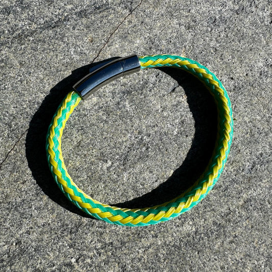 Upcycled & Repurposed Fishing Net Bracelet - CHUNKY!