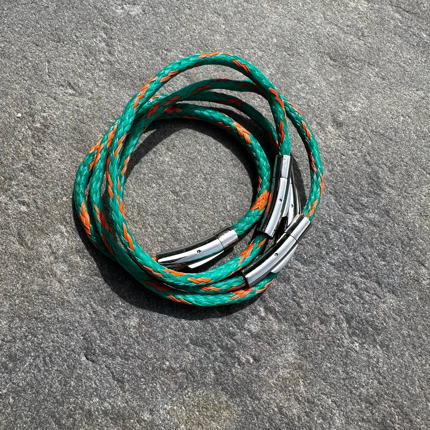 Upcycled & Repurposed Fishing Net Bracelet