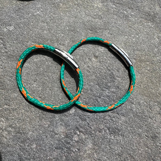 Upcycled & Repurposed Fishing Net Bracelet