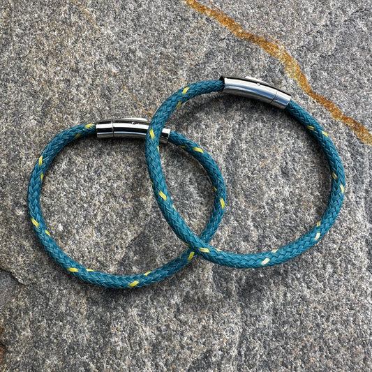 Upcycled & Repurposed Fishing Net Bracelet - CHUNKY!