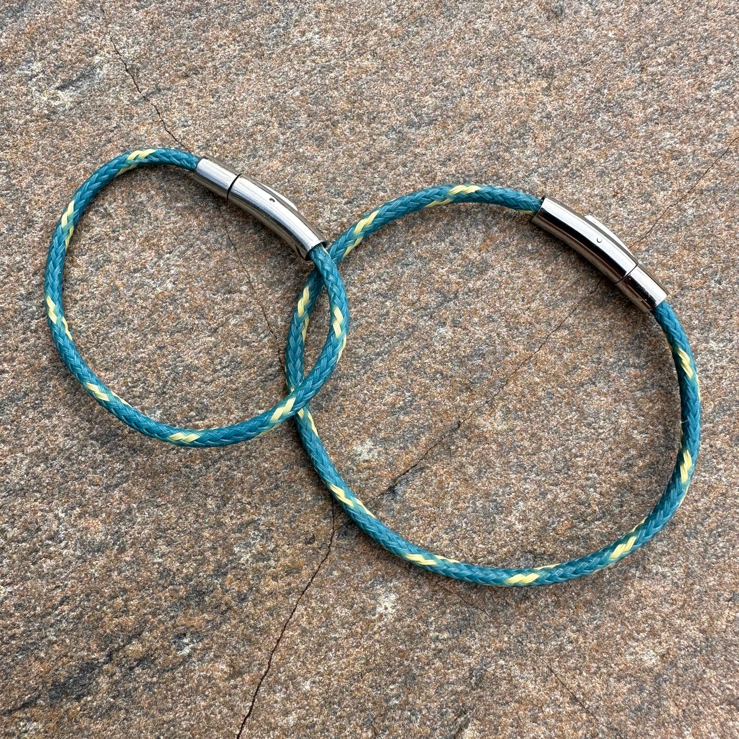 Upcycled & Repurposed Fishing Net Bracelet