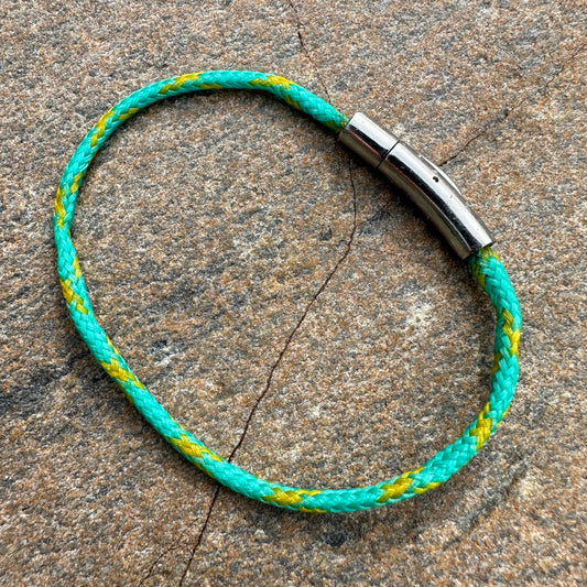 Upcycled & Repurposed Fishing Net Bracelet