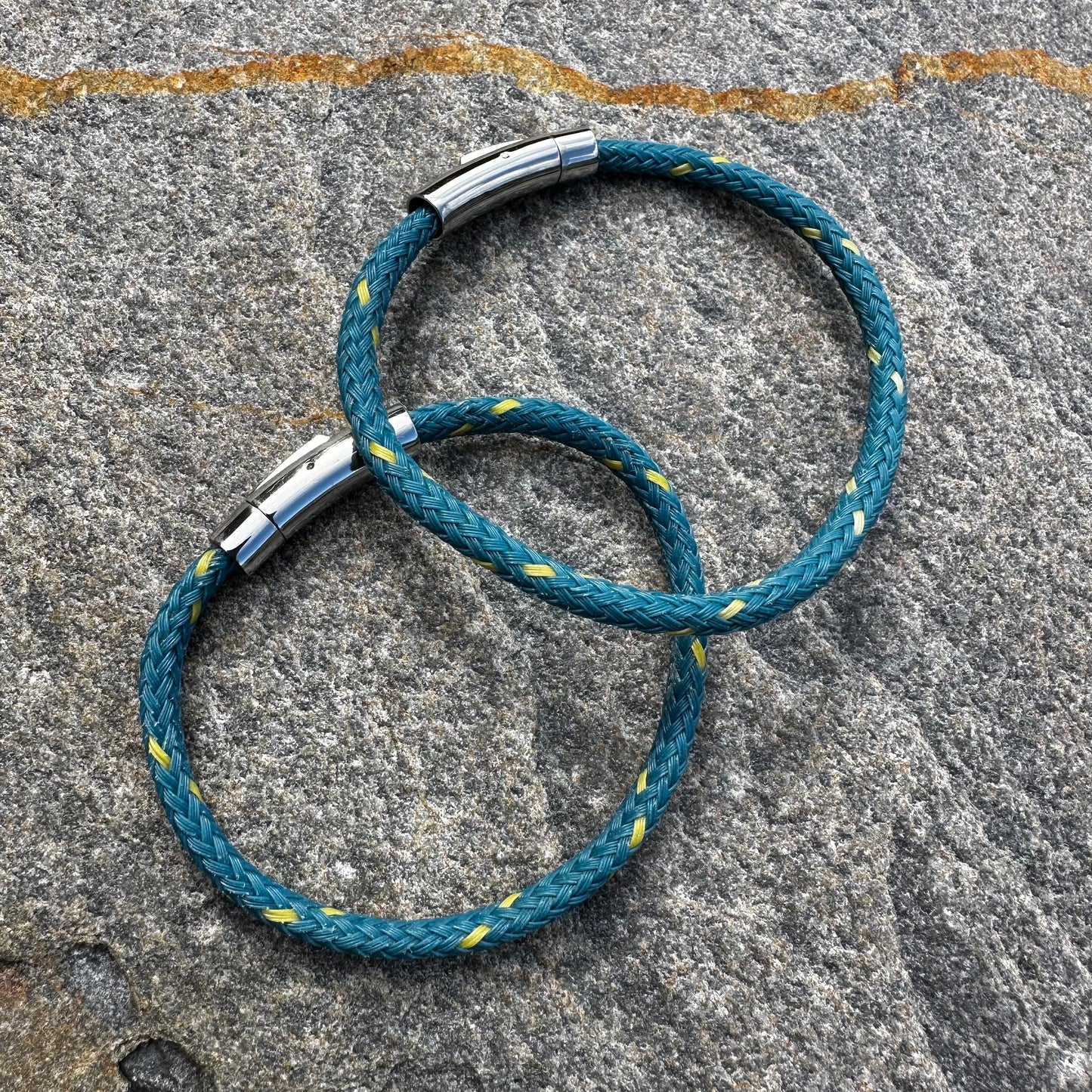 Upcycled & Repurposed Fishing Net Bracelet - CHUNKY!